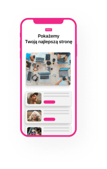 Na ekranie telefonu wyświetlana jest strona blogowa.