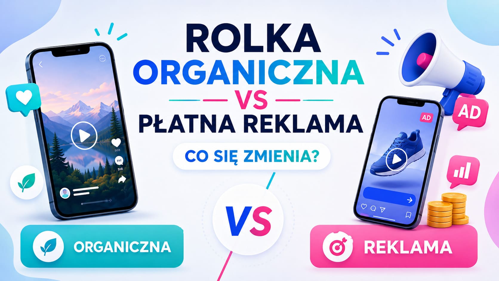 Rolka organiczna vs rolka jako płatna reklama – co się zmienia