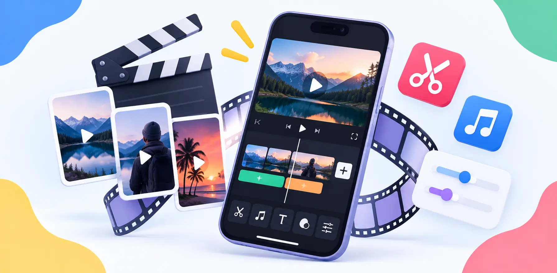 Montaż filmu na telefonie – oś czasu, cięcia, muzyka i narzędzia edycji