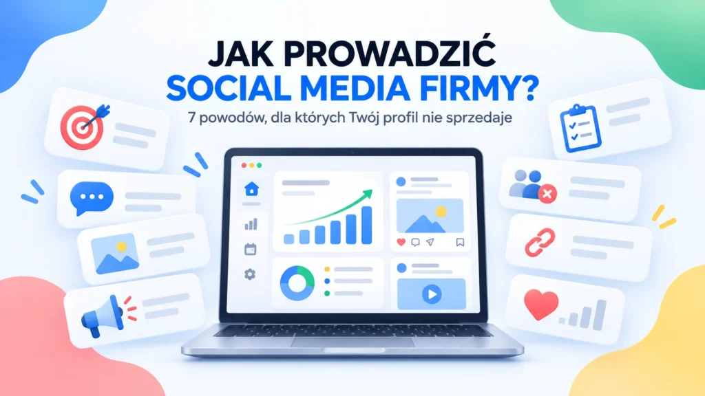 Jak prowadzić social media firmy – 7 powodów, dla których Twój profil nie sprzedaje